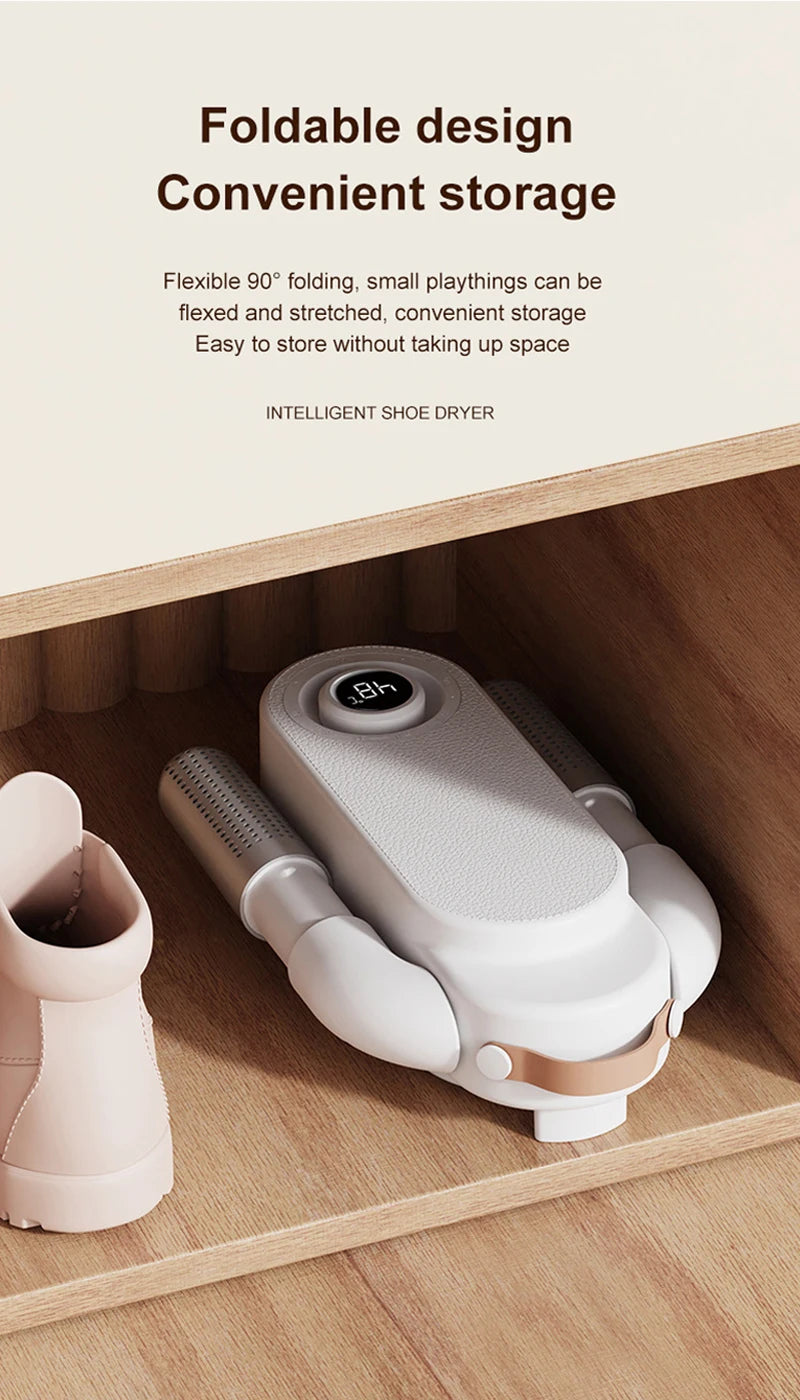 Foldable Shoe Dryer Household Constant Temperature Boot Dryer Fast Drying Shoe Heater Sterilization Deodorization Footwear Dryer