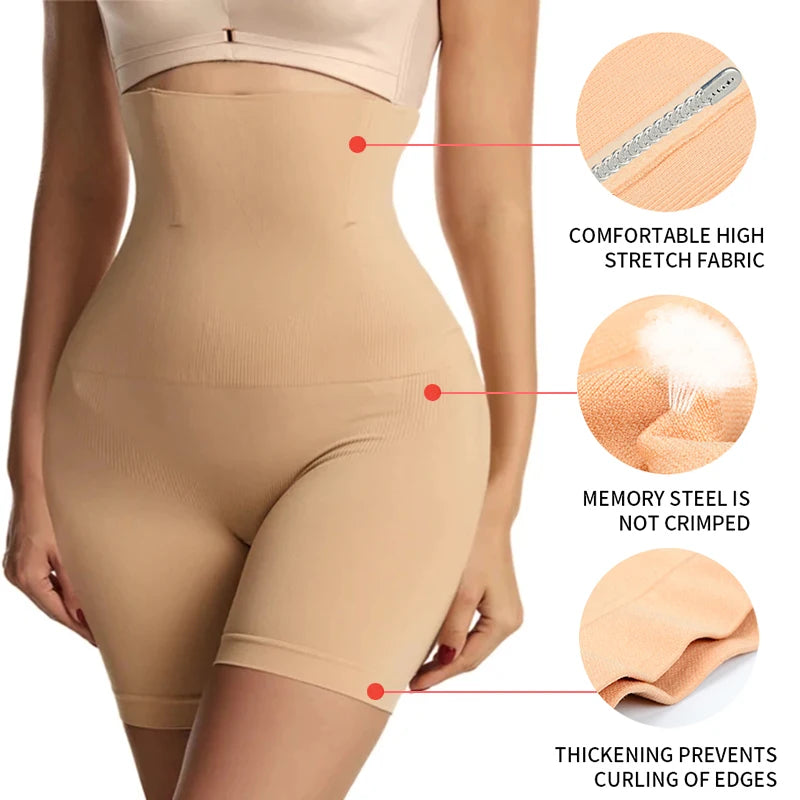 Shapewear for Women High Waist Trainer Panties Slimming Sheath Tummy Control Hip Butt Lifter Shorts Ladies Mid Thigh Body Shaper