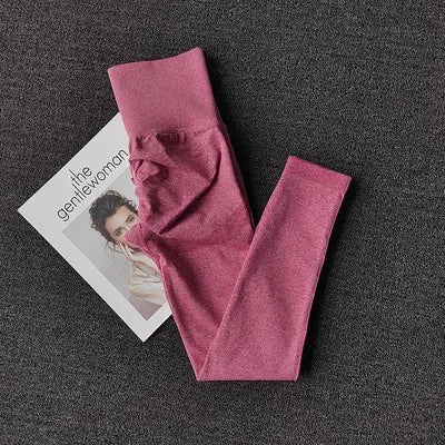 Women's High Waist Seamless Leggings Quick Dry Elastic Yoga Fitness Gym Jogging Pants Push up Leggings  Sportswear