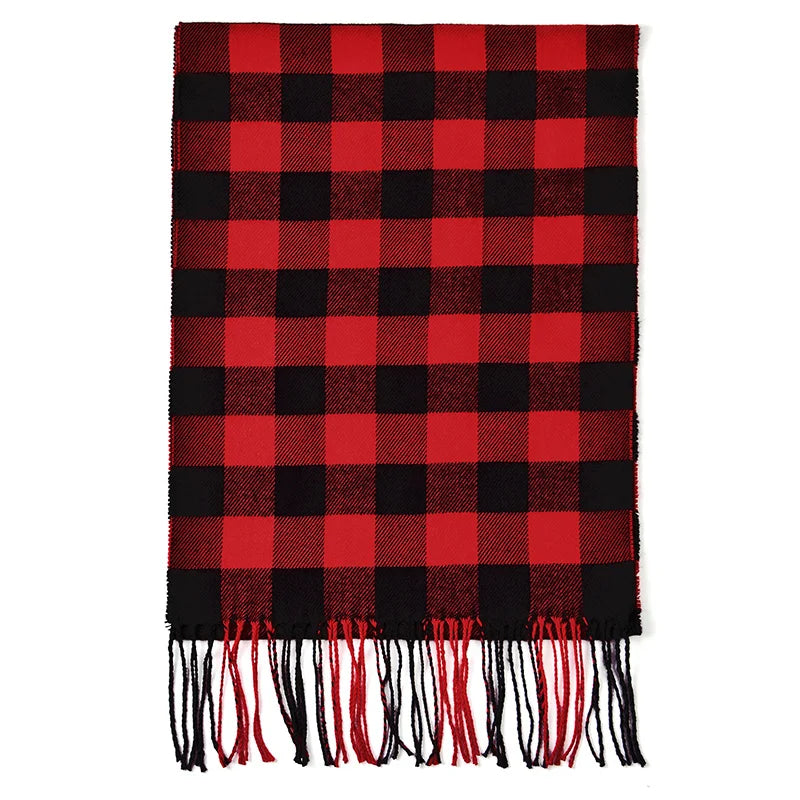 2024 Cashmere Scarf Plaid Tassel Shawl Man Stripe Pashmina Warm Blanket Winter Scarf Outdoor Neckscarf High Quality Scarf Stoles