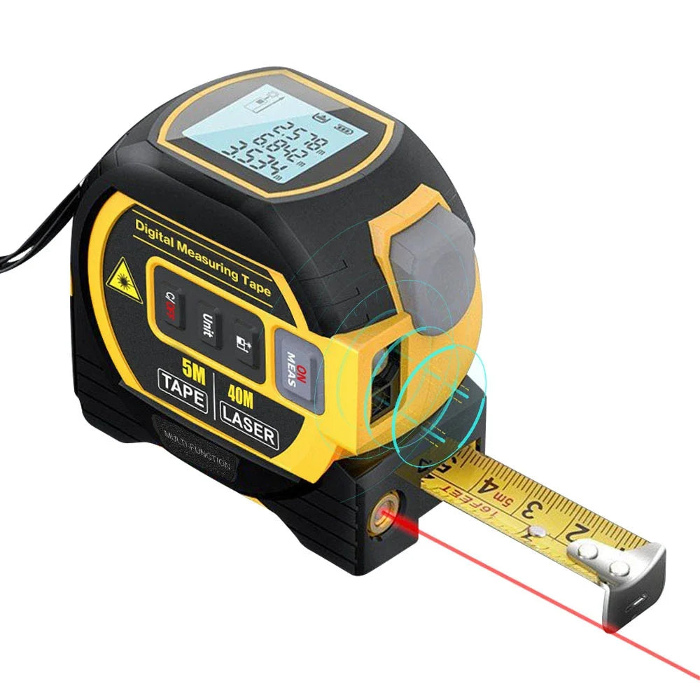 3In1 Laser Rangefinder Laser 40M / 60M Distance Meter Measuring Laser Tape Measure Digital Laser Rangefinder Scale Area Distance
