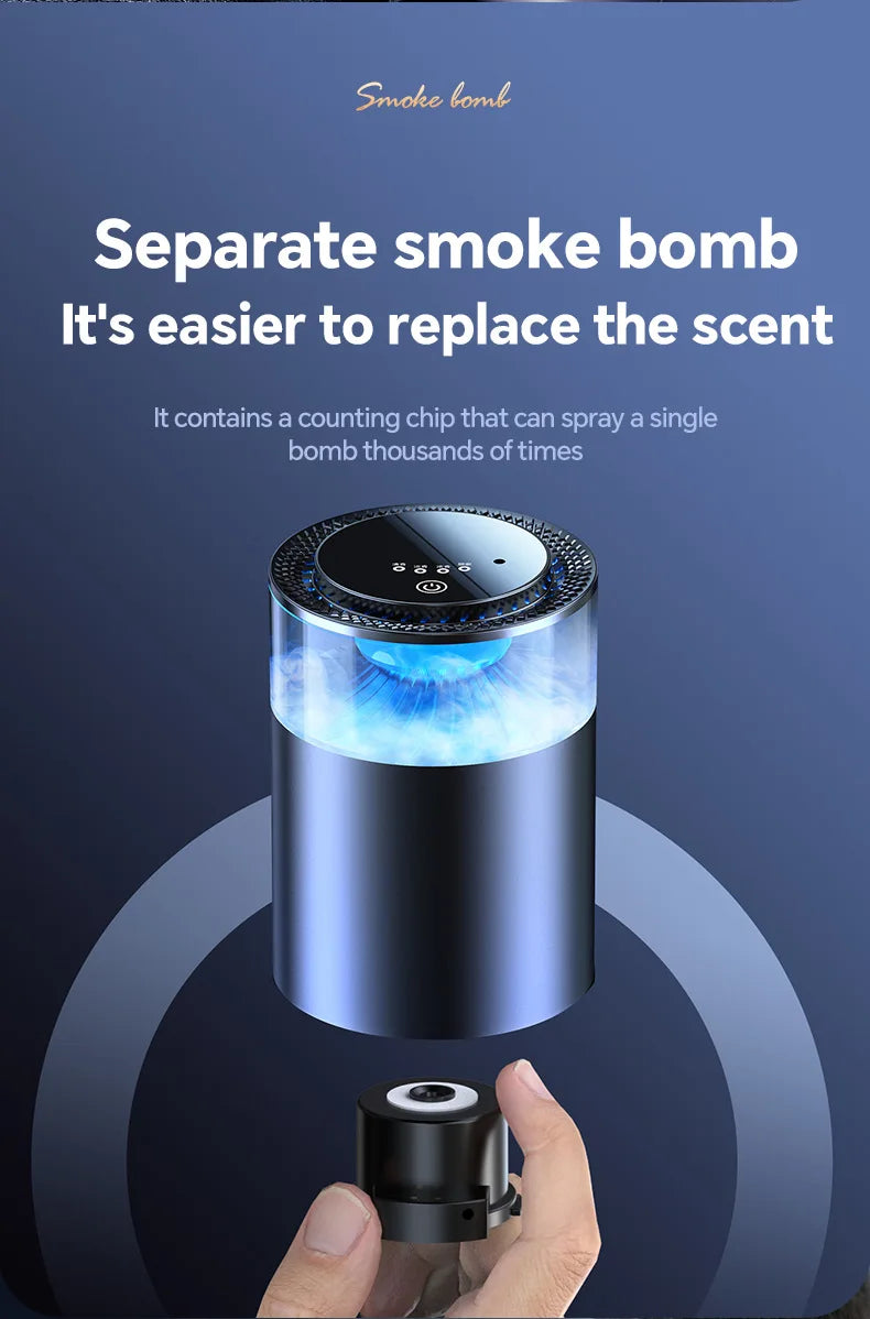 New Smart Car Fragrance  Air Fresheners Ambient Light Auto On/Off Car Air Freshener Diffuser Adjustable Intensity