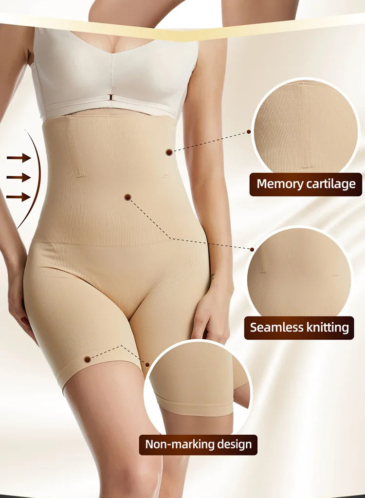 Shapewear for Women High Waist Trainer Panties Slimming Sheath Tummy Control Hip Butt Lifter Shorts Ladies Mid Thigh Body Shaper