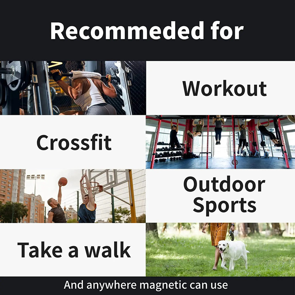 Magnetic Gym Water Bottle Bag Holder, Built-in Magnet for Easy Attachment to Metal Surface, Magnetic Bottle Sleeve Pouch